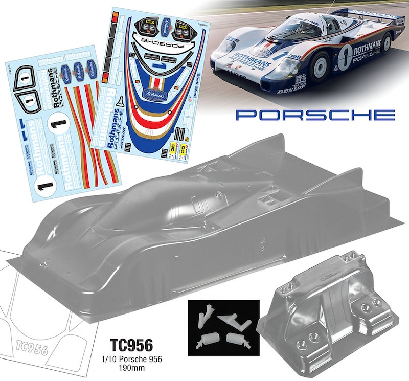 TC956 1/10 Porsche 956, 190mm