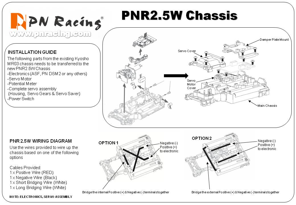 Chssis Mini-Z Pn Racing PNR2,5  900100