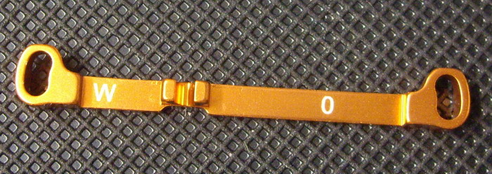 Barre de direction alu 0 Mr03 (w) Orange