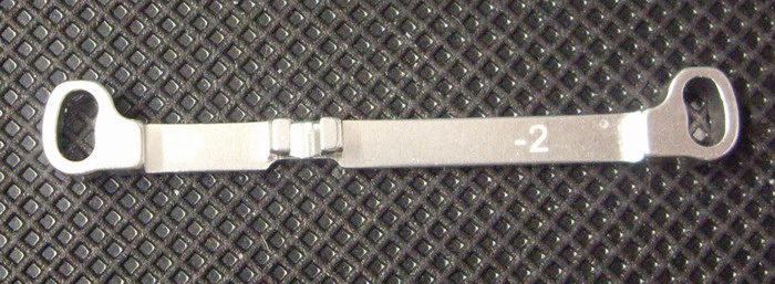 Barre de direction alu -2 Mr03 (w) Silver
