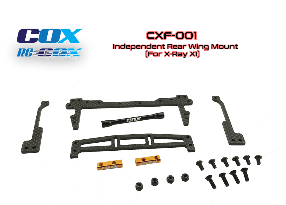 Support d'aileron indpendant Xray F1
