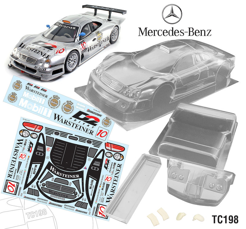 Carrosserie 1/10 Benz CLK GTR