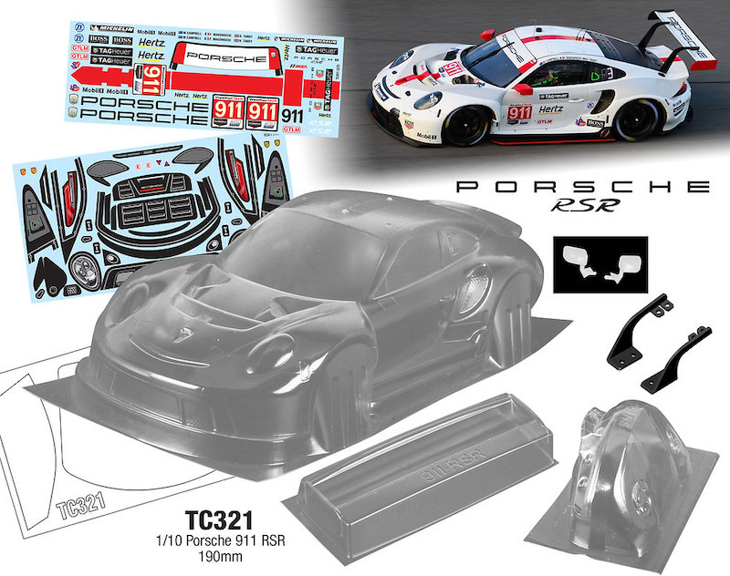 Carrosserie Porsche 911 RSR, TC321