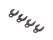 Clips rglage hauteur de caisse 0,5Mm 310228