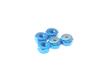 Ecrou nylstop en alu 2mm (10) bleu ciel