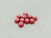 Ecrou nylstop en alu 3mm (10) ROUGE