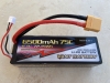 Accu lipo 11.1v 6500mAh 3S2P 75C