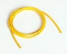 Fil silicone Jaune AWG 14 Extra souple