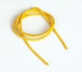 Cable Silicone 2.6mm, 1m, Jaune , 13AWG