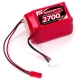 Accus Reception LiPo 2S 7,4V/2700 mAh, Format 3+2 lm 2/3A